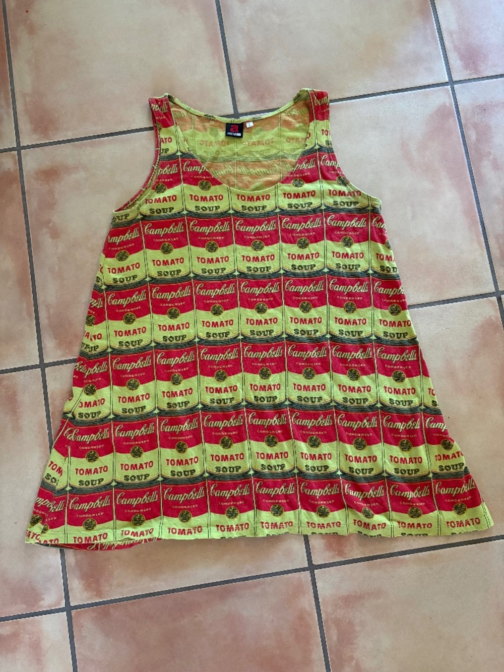 Uniqlot-Andy Warhol Collaboration Campbell’s Soup Can Tank Top Size S